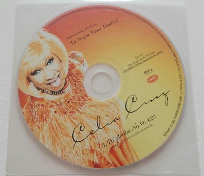 CELIA CRUZ 'Pa' Arriba No Va' CD Single Promo 2002 La Negra Tiene Tumbao