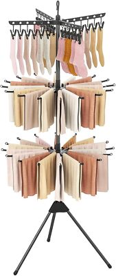 Tripod clothes drying rack, 3-layer independent folding clothes drying rack