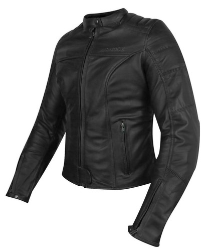 Giacca Moto In Pelle Donna Con Protezioni CE Certificati | eBay