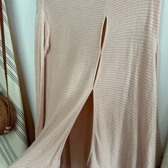 Free People Lovers Rib Split Back Pullover Top - image 3