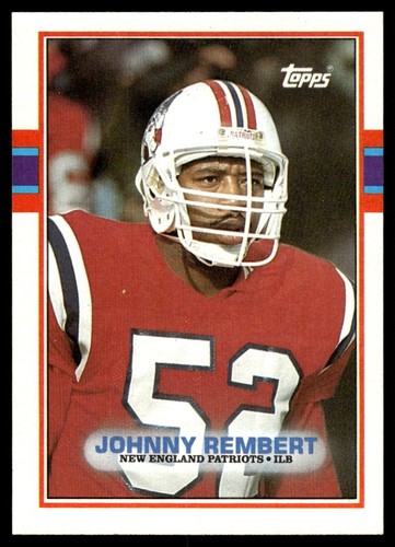 1989 Topps Johnny Rembert New England Patriots #200 | eBay