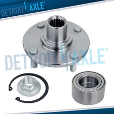 Front Driver Passenger Wheel Bearing and Hub Assembly for 2000 - 2011 Ford Focus