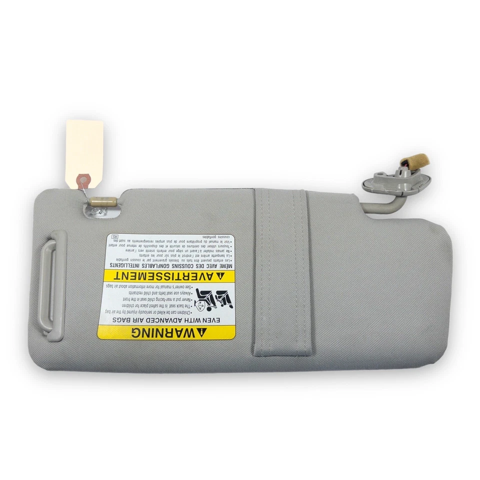 Viseira solar lateral esquerda driver Subaru Legacy & Outback 2006-2009 tecido cinza - Imagem 3 de 4