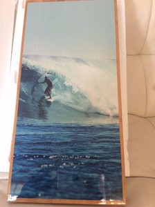 Pottery Barn Teen Kelly Slater Bamboo 9x18 Set Wave Wall Hanging