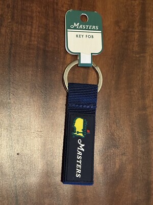 *NEW* 2024 Augusta Masters Tournament Web Keychain in NAVY
