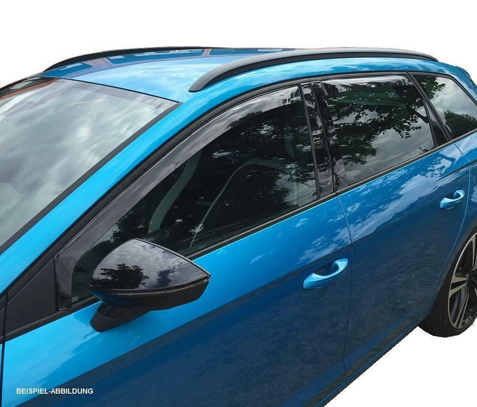 Deflector de viento Climair para VW Golf 5 V Variant & Golf 6 VI Variant con homologación negro - Imagen 2 de 4