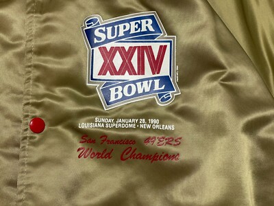 San Francisco 49ers 1990 World Champions Superbowl XXIV Chalkline