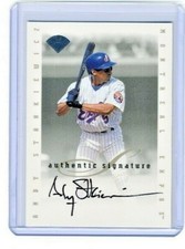 Andy Stankiewicz 1996 Leaf Authentic Signature Series On Card Autograph Auto