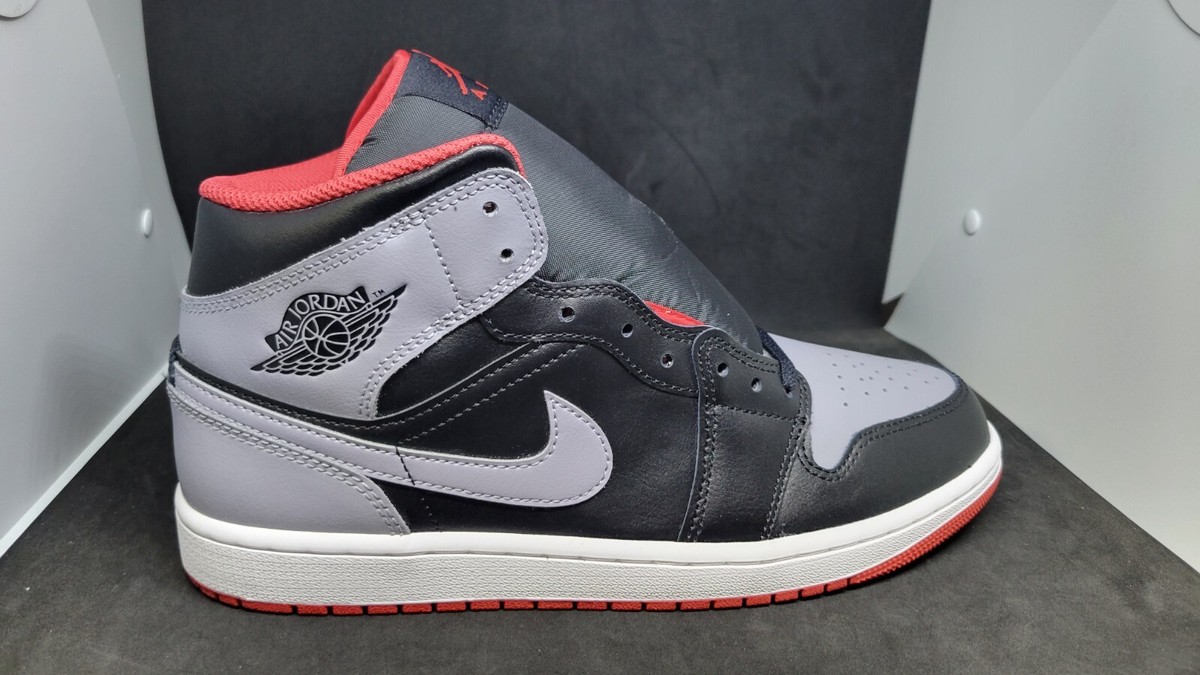 Size 10 - Air Jordan 1 Mid Bred Shadow for sale online | eBay