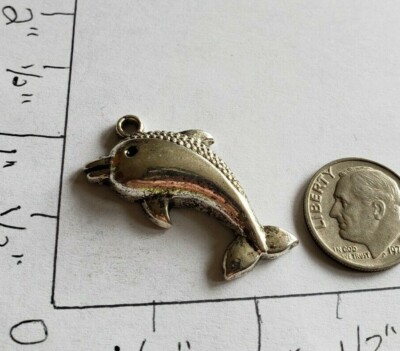 Dolphin charms ocean sea porpoise wild life creature mammal aquatic marine  E