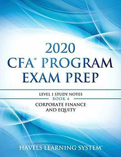 CFA Program Exam Prep Level 1: 2020 CFA Level 1, Book 4: Corporate Finan…-image