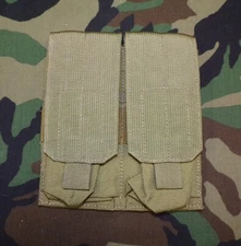 USGI SFLCS Eagle Industries Khaki Double Magazine Pouch Molle 2008 SOF