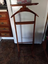 Vintage FR Fratelli Reguitti Made in Italy Valet Butler Dressboy Wooden Stand