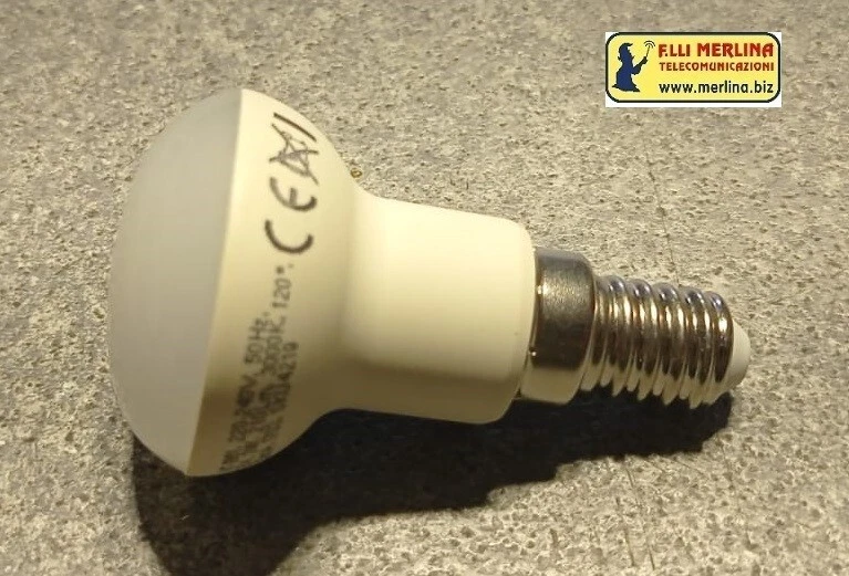 V-TAC PRO VT-239 210 Lampadina LED Chip Samsung E14 3W R39 3000K faretto calda - Immagine 2 di 4