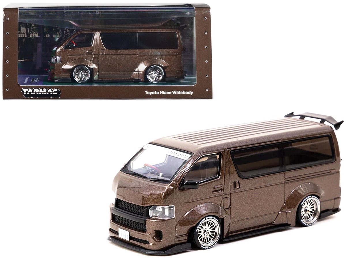 Toyota Hiace Widebody Van RHD Right Hand Drive Brown Hobby43