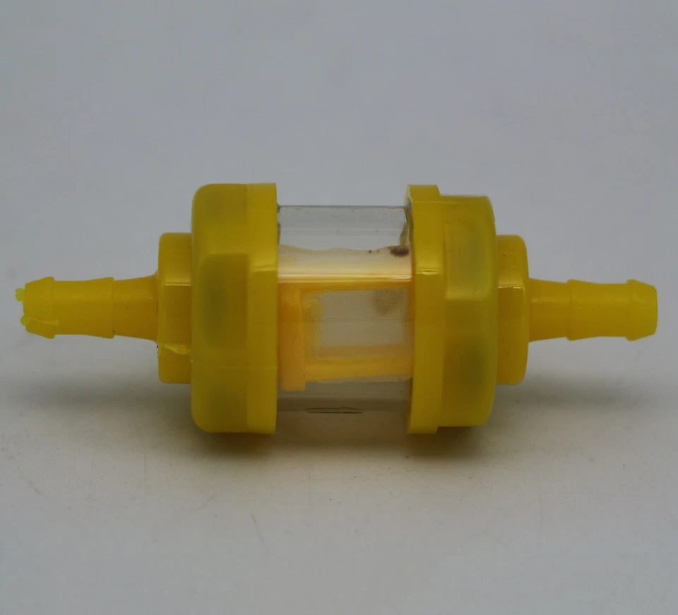 Manguera 3 piezas 1/4"" 6mm-7mm Moto Scooter Filtro de gasolina en línea Combustible de gasolina transparente Foto 3 de 4