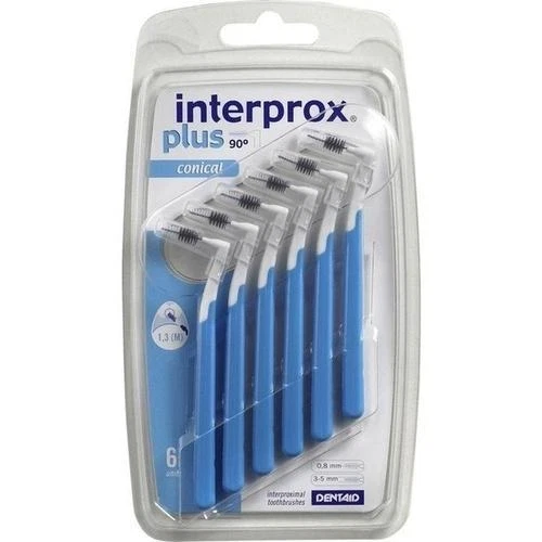 DENTAID GMBH INTERPROX plus conical blau Interdentalbürste 6 St PZN 5703628