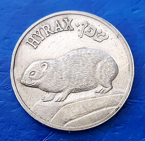 Israel State Medal Wildlife Series Coin #4 "Hyrax & Anemone" 1990