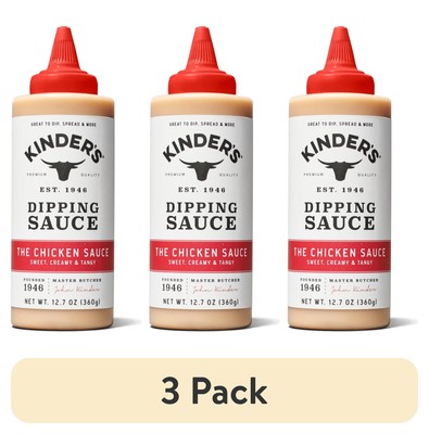 3-Pack Chicken Dipping Sauce, 12.7 Oz Squeeze Bottle