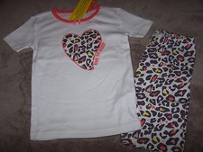 NWT GYMBOREE Animal Print HEART SHORTY PAJAMAS GYMMIES PJS SZ 6