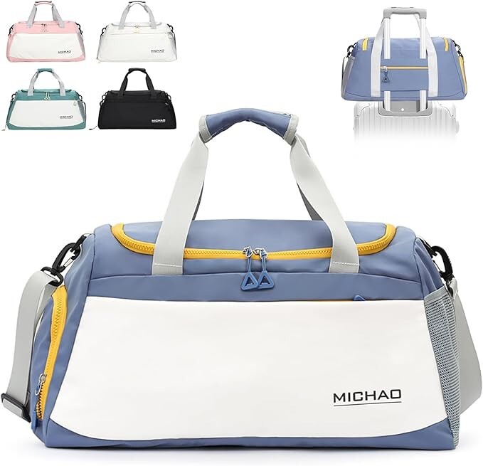Bolsa de Lona Grande para Gimnasio, Deportes, Natación, Viajes, Yoga, Senderismo, Camping, Bolsa Unisex