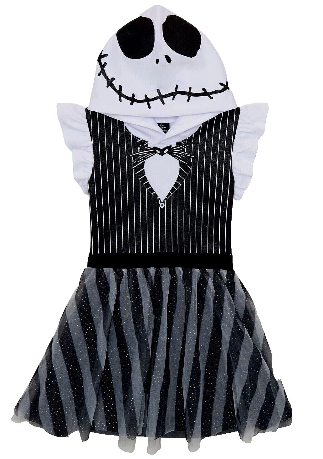 Vestido negro de una pieza para niñas