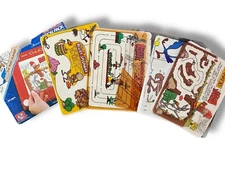 Etch A Sketch Action Pack Bugs Bunny & Road Runner Reusable 5 Overlays Vtg 1981