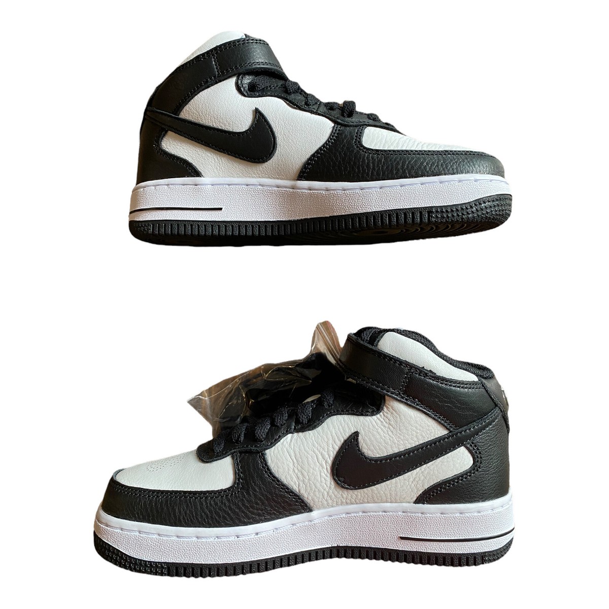 Nike Air Force 1 Mid Stussy Black White Panda DJ7840-002 Men's