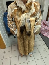 Vera volpe africana del deserto + cappotto lupo taglia s