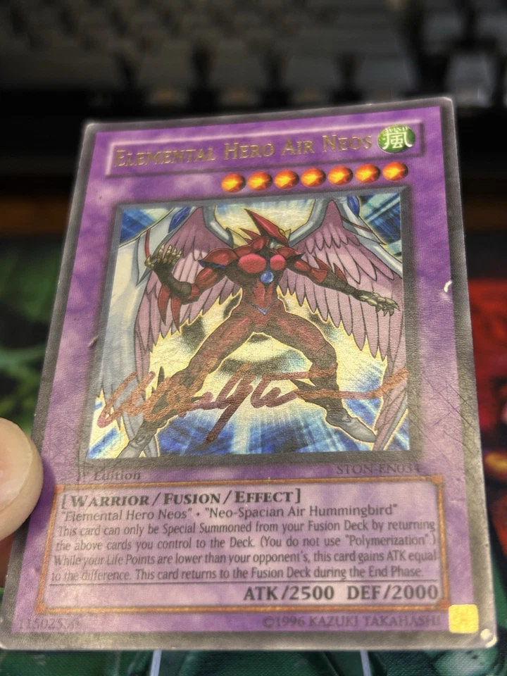 Elemental Hero Air Neos STON-EN034 Strike of Neos 1st Edition - Image 4 of 4