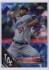 2016 Topps Box Set Chrome Sapphire Edition /250 Zach Lee #127 0j53