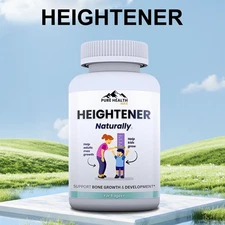 Heightener Natural Height Growth Supplement for Kids Improve Bone Strength 60pcs