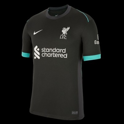 NwT Nike Men's Liverpool FC 24/25 Away Grey Jersey FN8780-322 Size