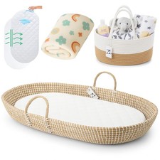 Seagrass Baby Changing Basket, Diaper Basket, Baby Towel  Baby Changing Pad ...