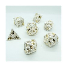 Chronicle Cards Dice Hollow Metal Poly Set Immaculate Beholden (7) New