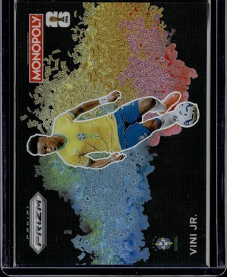 2026 Panini Monopoly Prizm FIFA World Cup Vini Jr. #BMB-2 Color Blast