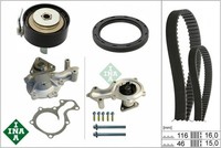 INA 530096030 Wasserpumpe + Zahnriemensatz Zahnriemensatz Und Wasserpumpe