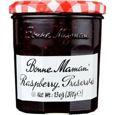 Bonne Maman Raspberry Preserves 13 Oz Fruit Spread