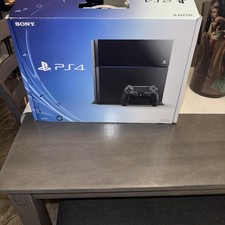 Sony PlayStation 4 500GB Jet Black Console With Original Box Controller  Cables