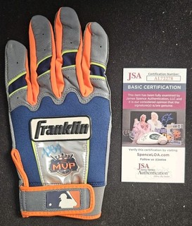 Miguel Cabrera Autographed Game Issued Detroit Tigers Batting Glove JSA