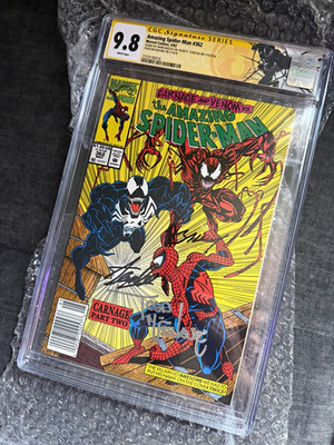 Amazing Spider-Man #362 CGC 9.8 SS Stan Lee/Todd McFarlane/Bagley 1992.. 1 of 3