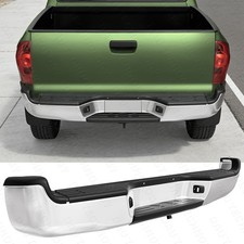 For Toyota Tacoma 2005-2015 Complete Chrome Rear Steel Step Bumper Assembly