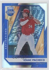 2021 Panini Elite Extra Edition Aspirations Blue 169/249 Izaac Pacheco #39 hu8