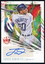 2020 Panini Diamond Kings Travis Demeritte #DKS-TD DK Signatures Holo Silver /49