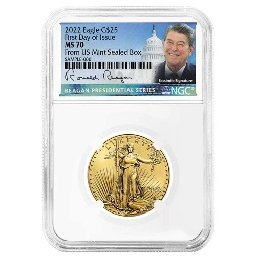 2022 American Gold Eagle 1/2 oz — photo from the most recent tracked eBay sale