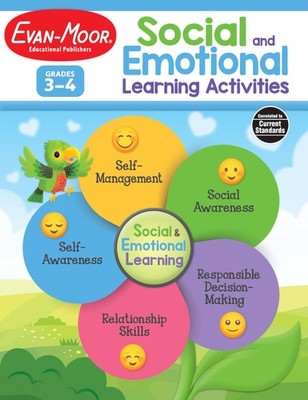 Evan-Moor Social and Emotional Learning Activities, Grades 1-2, Homeschool a...