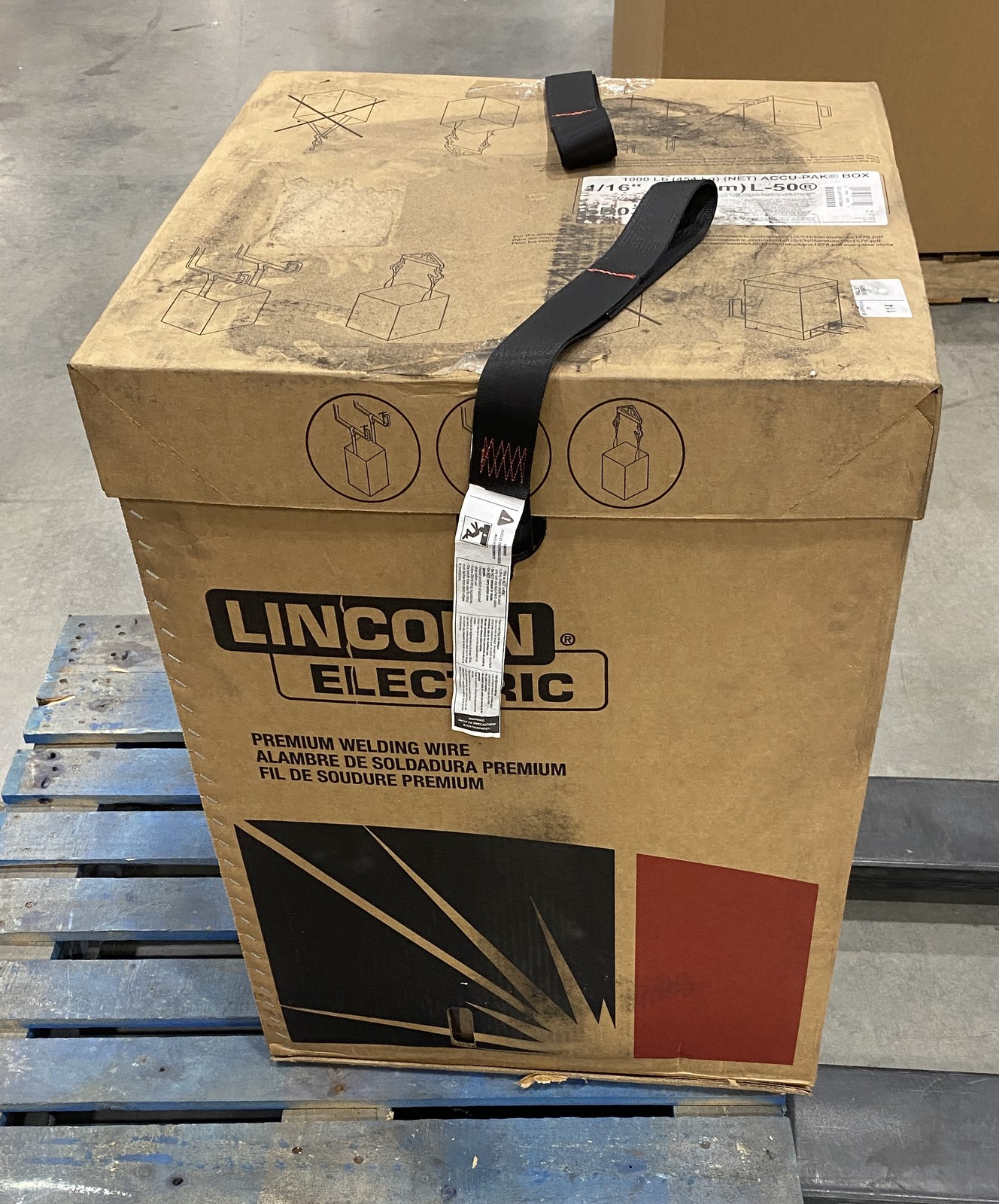 Lincoln ED032846 1/16" SuperArc L-50 MIG Wire (1000lb Accu-Pak Box)