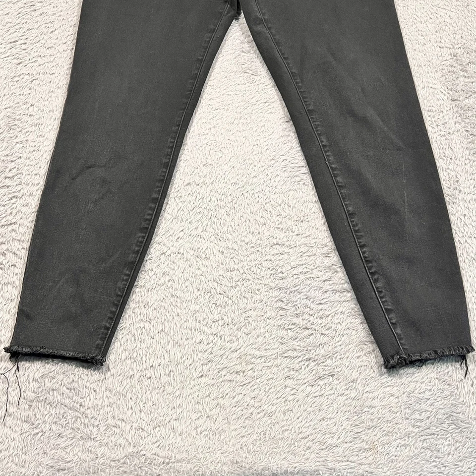 Pantalones de mezclilla ajustados al tobillo negros talla 12 32x27 Kut From The Kloth Donna Fab Ab Foto 4 de 4