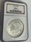 1921-D Morgan Silver Dollar MS61 NGC #018