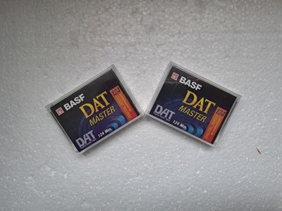 2 x Digital Audio Tape BASF Master 124 - DAT 124min Sealed & New